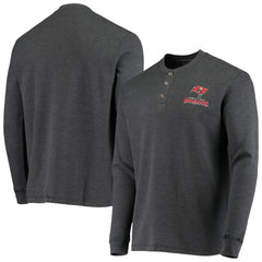 Tampa Bay Buccaneers Dunbrooke Logo Maverick Thermal Henley Long Sleeve T-Shirt | NFL Online