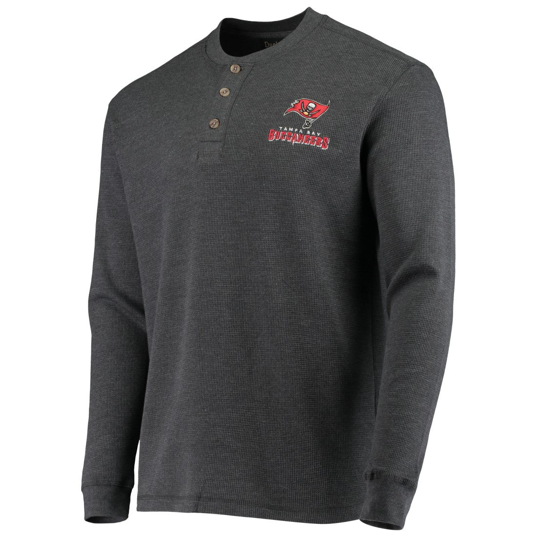 Tampa Bay Buccaneers Dunbrooke Logo Maverick Thermal Henley Long Sleeve T-Shirt | NFL Online