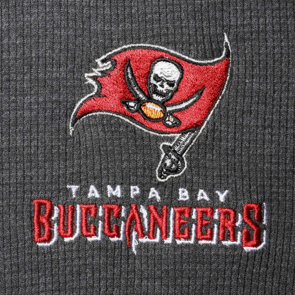 Tampa Bay Buccaneers Dunbrooke Logo Maverick Thermal Henley Long Sleeve T-Shirt | NFL Online