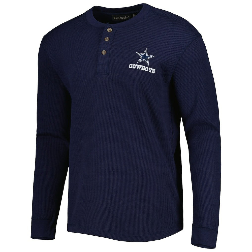 Dallas Cowboys Maverick Thermal Henley Long Sleeve T-Shirt | NFL New
