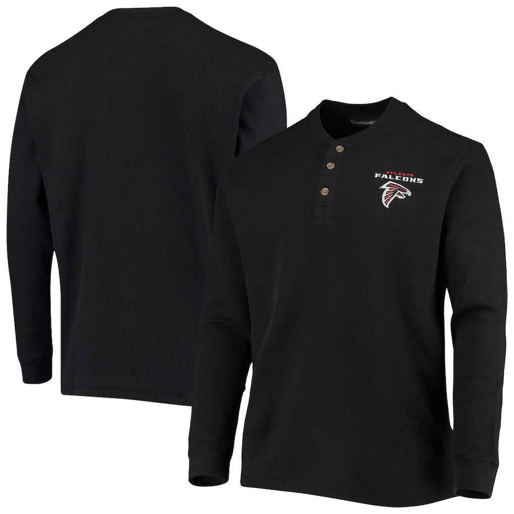 Atlanta Falcons Dunbrooke Logo Maverick Thermal Henley Long Sleeve T-Shirt | NFL Near me