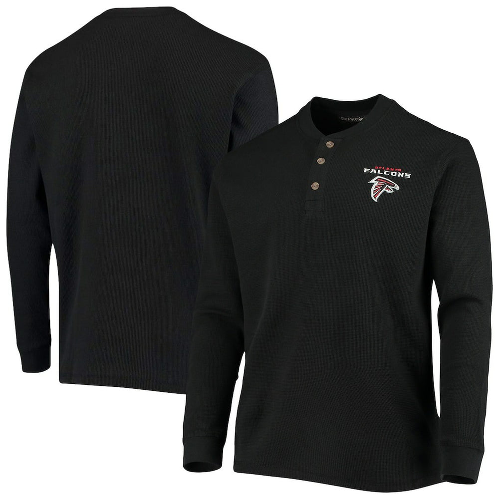 Atlanta Falcons Dunbrooke Logo Maverick Thermal Henley Long Sleeve T-Shirt | NFL Near me