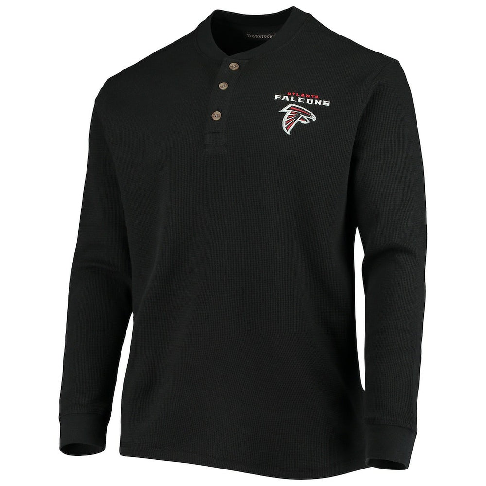Atlanta Falcons Dunbrooke Logo Maverick Thermal Henley Long Sleeve T-Shirt | NFL Near me