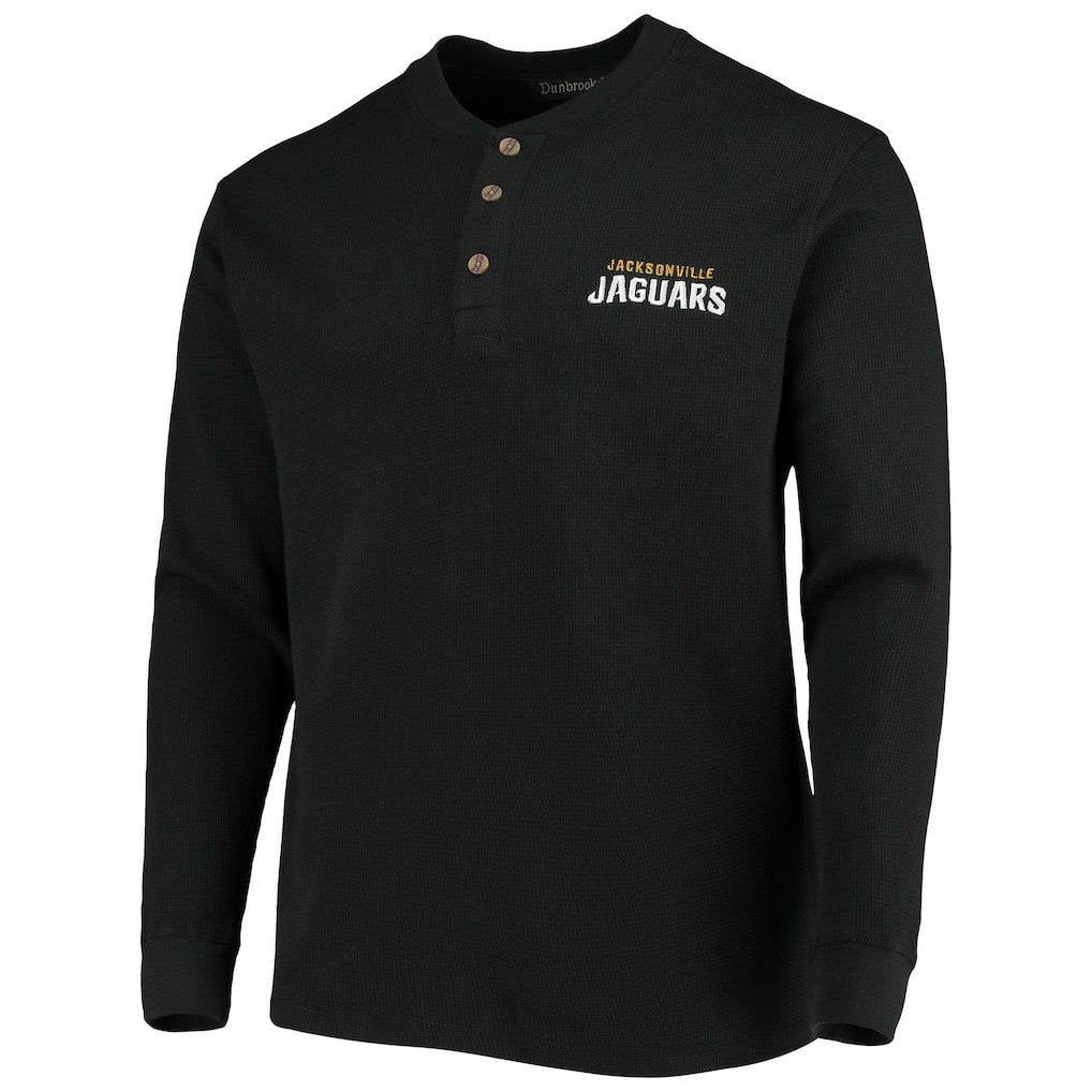 Jacksonville Jaguars Dunbrooke Logo Maverick Thermal Henley Long Sleeve T-Shirt | NFL Sale