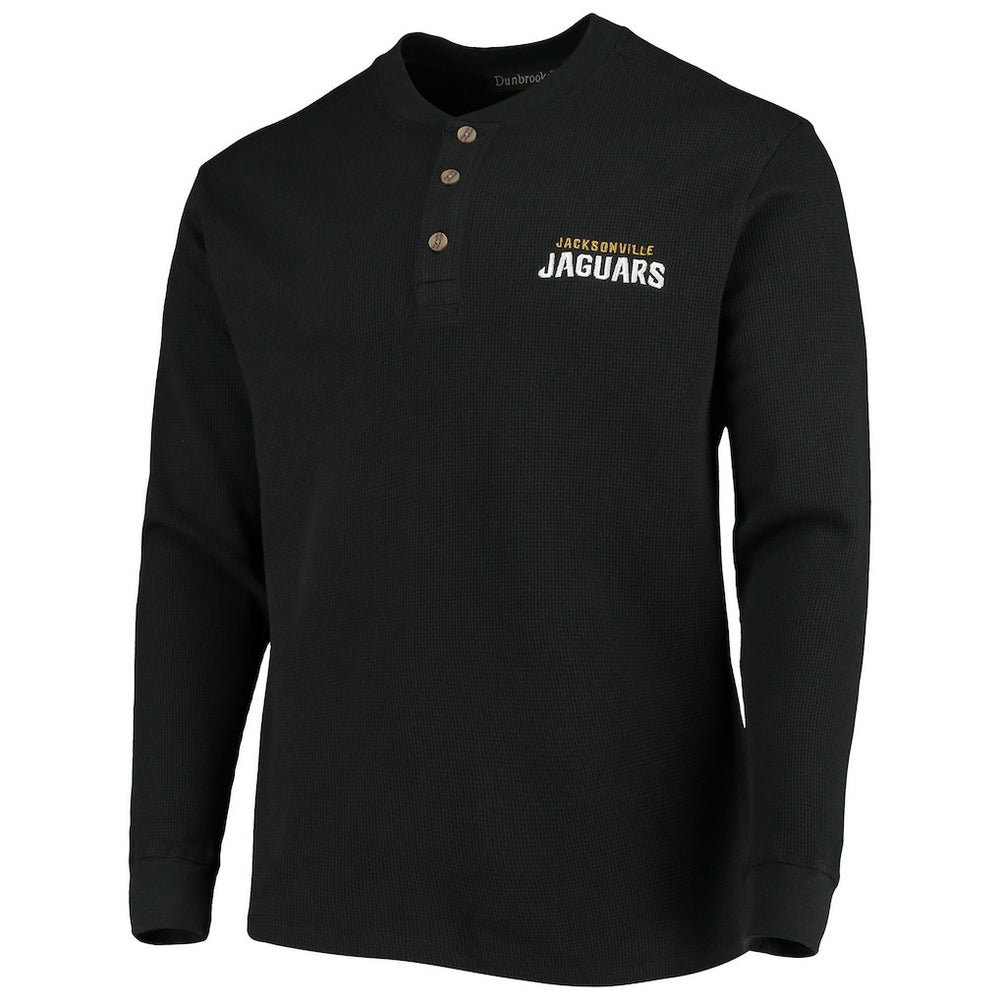 Jacksonville Jaguars Dunbrooke Logo Maverick Thermal Henley Long Sleeve T-Shirt | NFL Sale