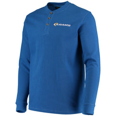 Los Angeles Rams Dunbrooke Logo Maverick Thermal Henley Long Sleeve T-Shirt | NFL Online