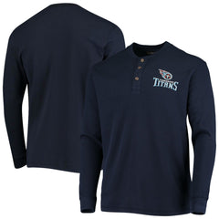 Tennessee Titans Dunbrooke Logo Maverick Thermal Henley Long Sleeve T-Shirt | NFL Near me