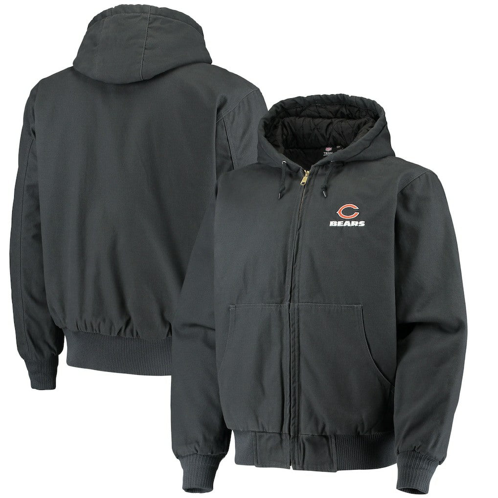 Chicago Bears Dunbrooke Dakota Cotton Canvas Hooded Jacket | NFL Online