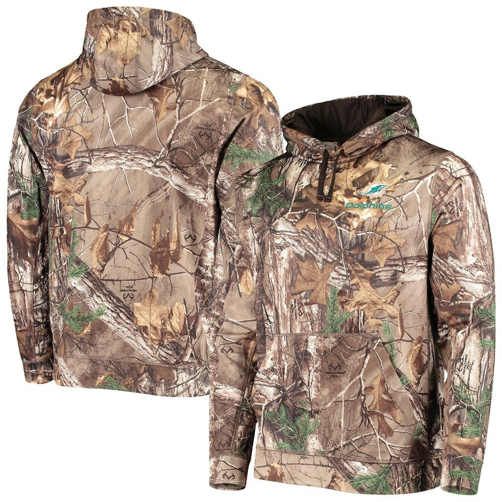 Miami Dolphins Dunbrooke Circle  Tech Fleece Pullover Hoodie | NFL Discount