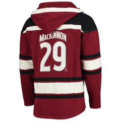 Nathan MacKinnon Colorado Avalanche '47 Player Name & Number Lacer Pullover Hoodie -  NHL Hoodies