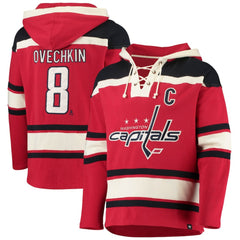 Alexander Ovechkin Washington Capitals '47 Player Name & Number Lacer Pullover Hoodie -  NHL Hoodies