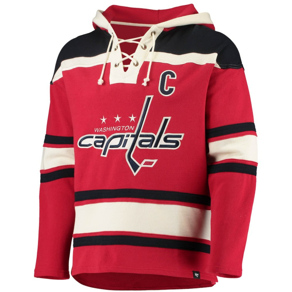 Alexander Ovechkin Washington Capitals '47 Player Name & Number Lacer Pullover Hoodie -  NHL Hoodies