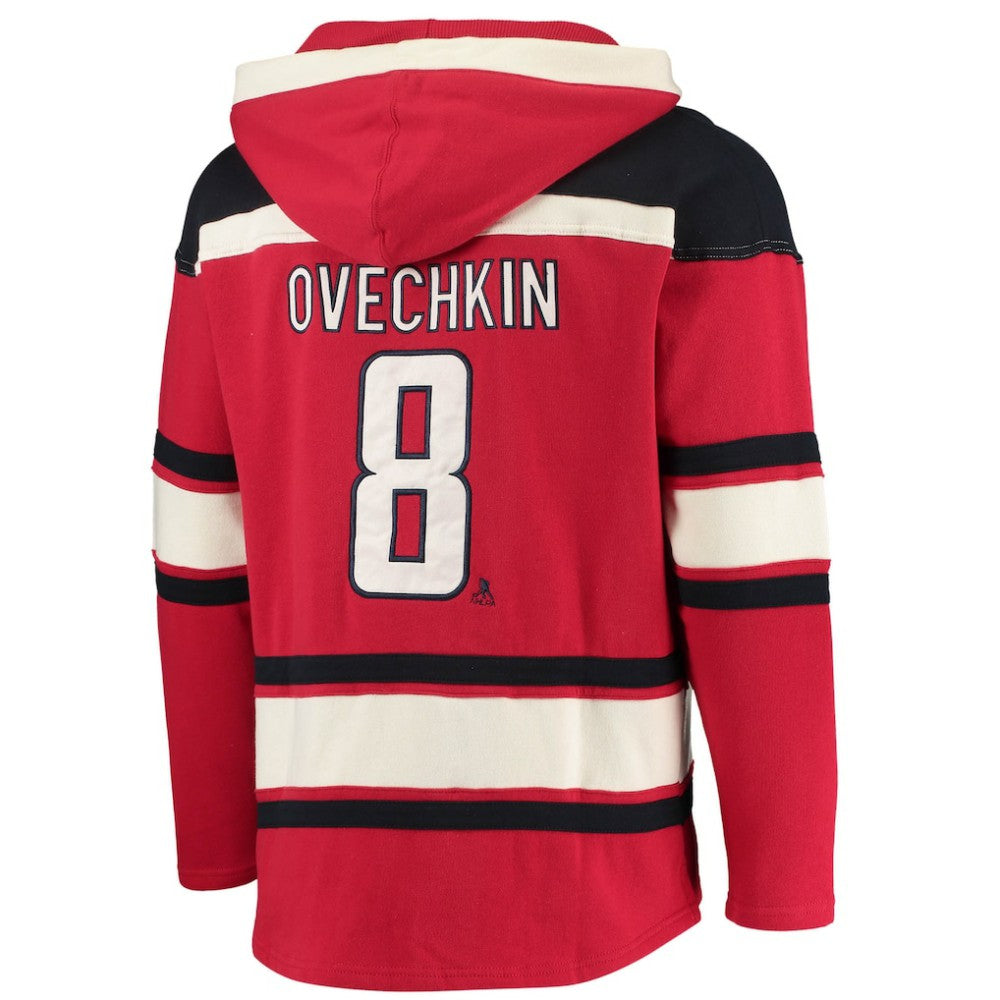 Alexander Ovechkin Washington Capitals '47 Player Name & Number Lacer Pullover Hoodie -  NHL Hoodies