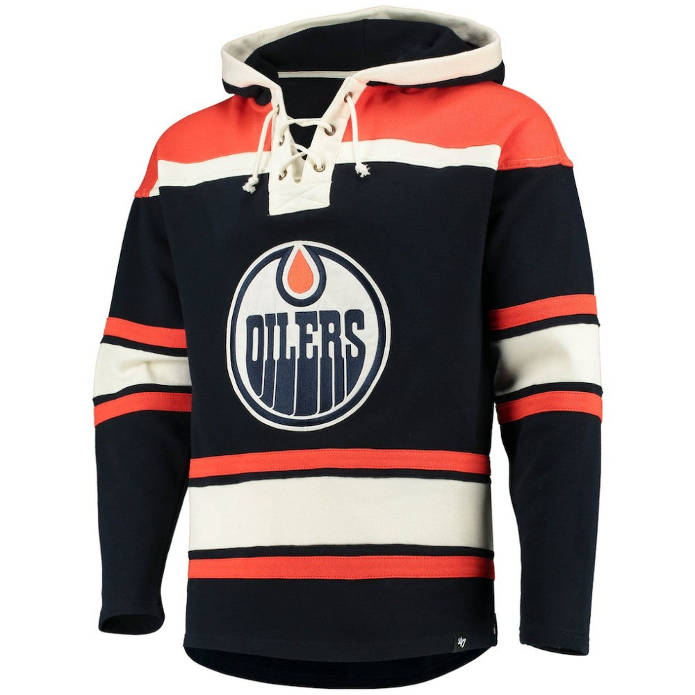 Connor McDavid Edmonton Oilers '47 Player Name & Number Lacer Pullover Hoodie -  NHL Hoodies