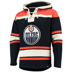 Connor McDavid Edmonton Oilers '47 Player Name & Number Lacer Pullover Hoodie -  NHL Hoodies