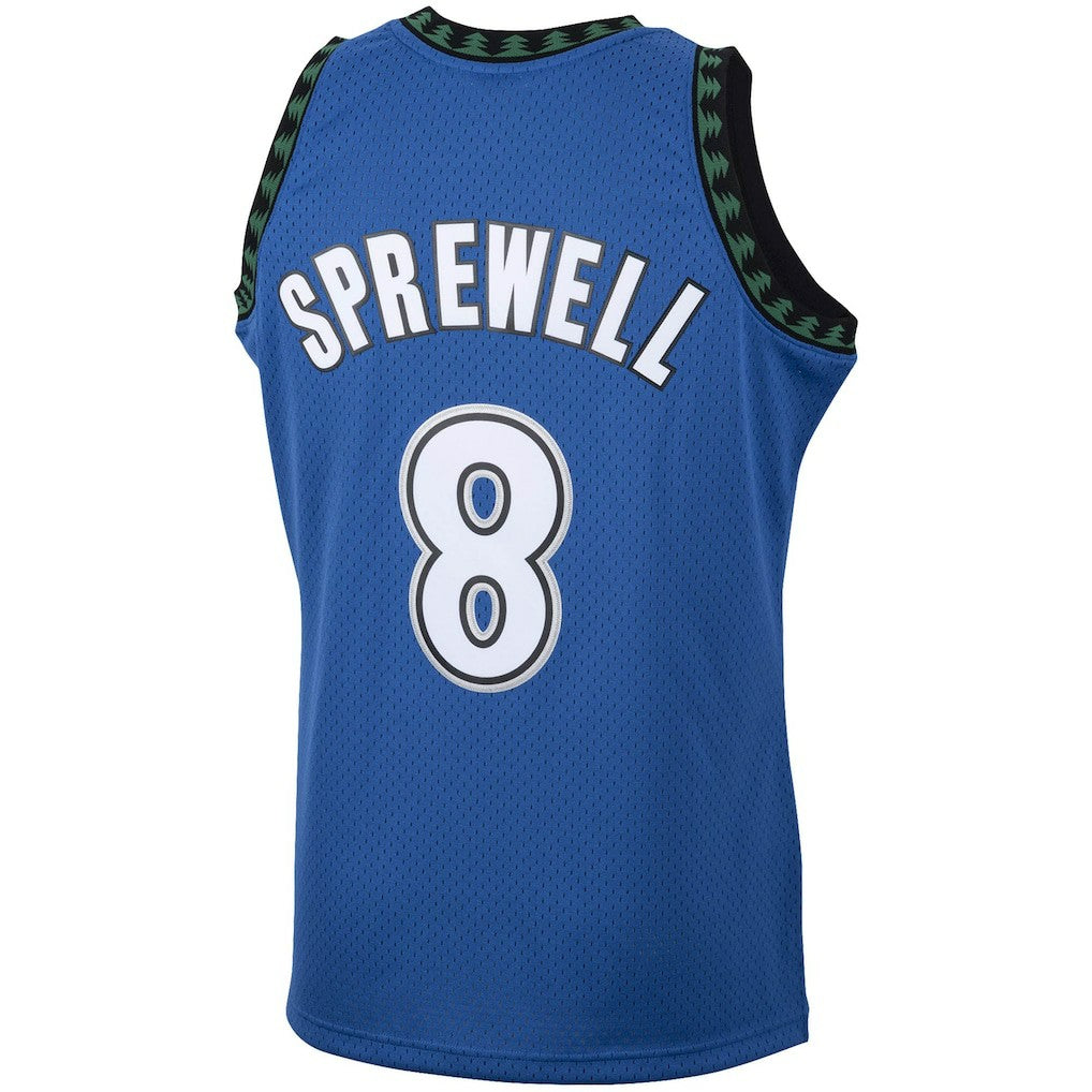Blue Latrell Sprewell Minnesota Timberwolves 2003/04 Hardwood Classics Swingman Jersey | NBA