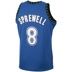 Blue Latrell Sprewell Minnesota Timberwolves 2003/04 Hardwood Classics Swingman Jersey | NBA