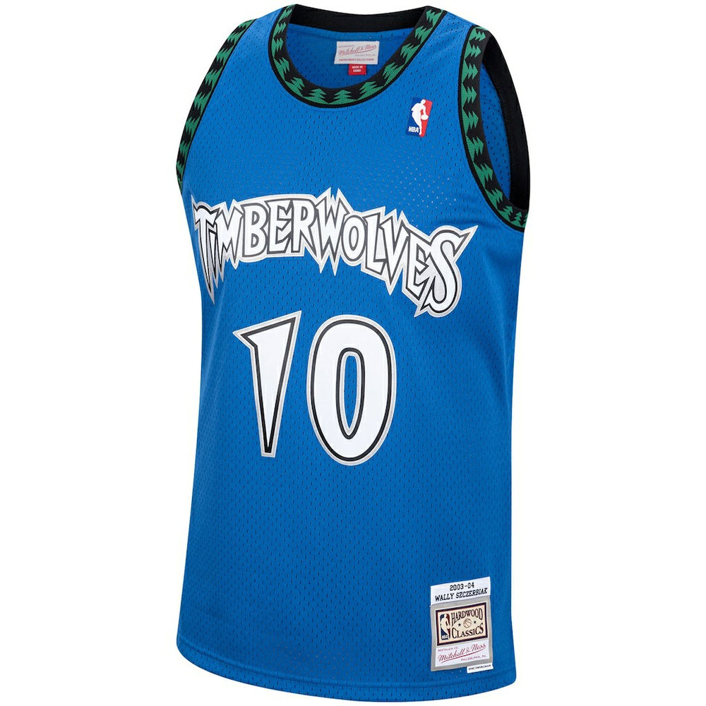 Blue Wally Szczerbiak Minnesota Timberwolves 2003/04 Hardwood Classics Swingman Jersey | NBA