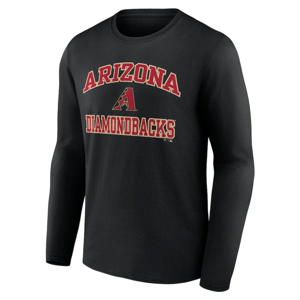 Men's Black Arizona Diamondbacks Team Heart & Soul Long Sleeve T-Shirt - MLB T-shirts