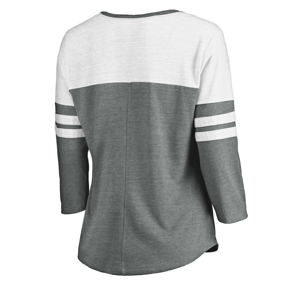 San Diego Padres Fanatics Women's Official Wordmark 3/4 Sleeve V-Neck T-Shirt - MLB T-shirts