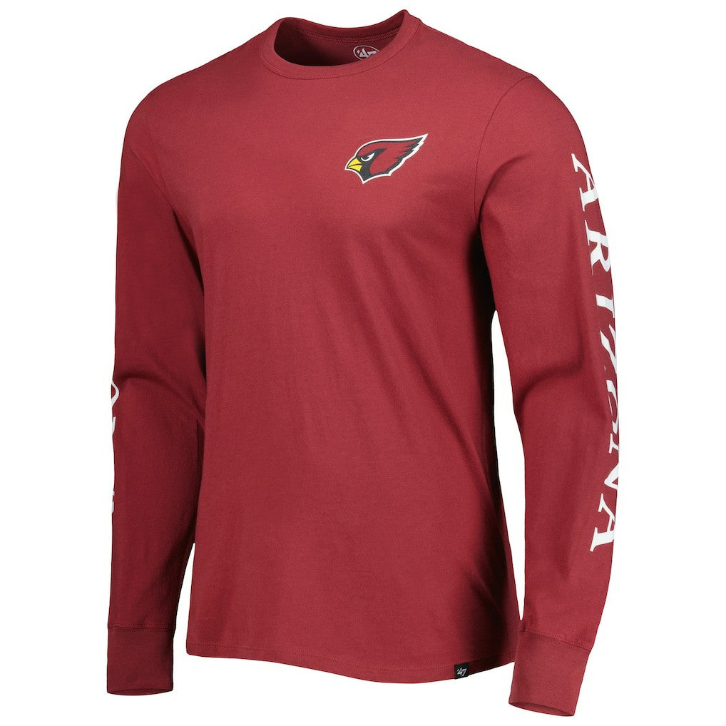 Arizona Cardinals '47 Triple Threat Franklin Long Sleeve T-Shirt | NFL Outlet