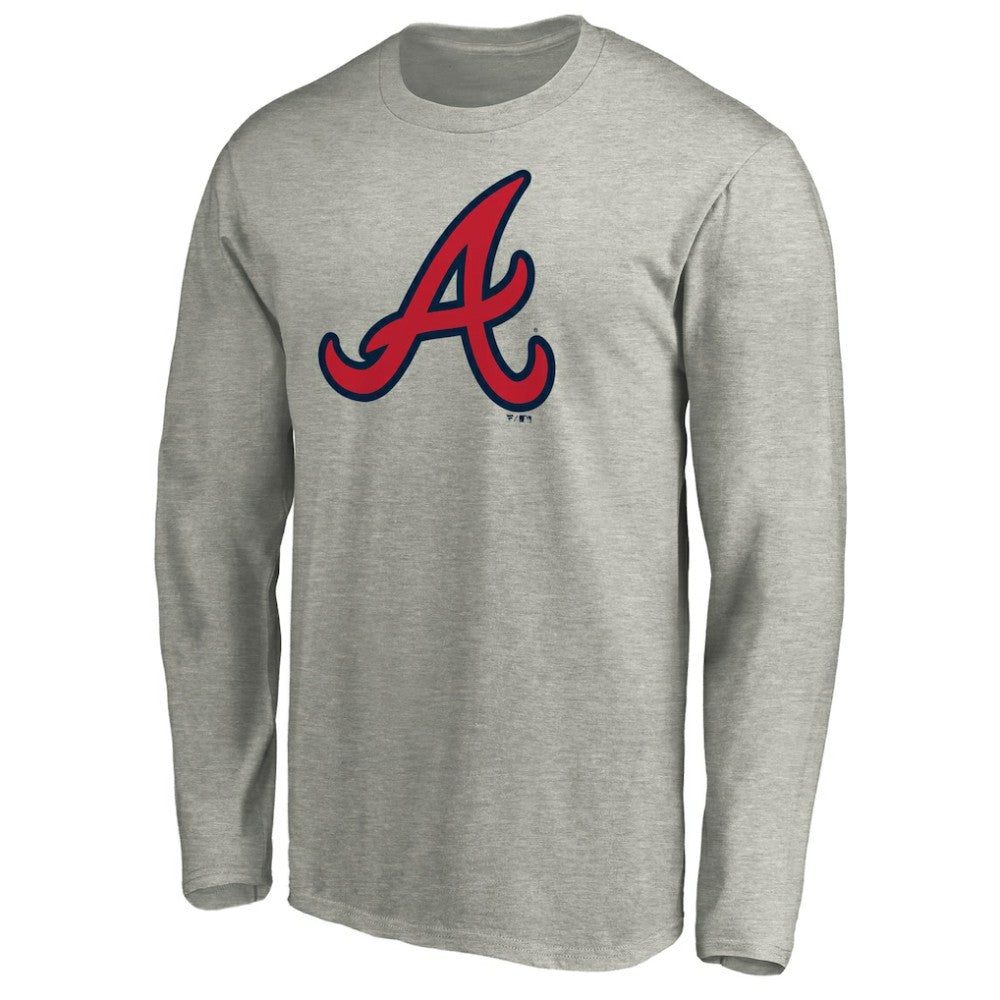 Atlanta Braves Official Team Logo Long Sleeve T-Shirt - MLB T-shirts