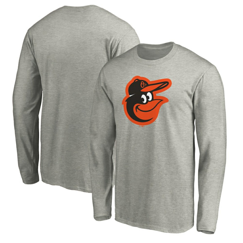 Baltimore Orioles Official Team Logo Long Sleeve T-Shirt - MLB T-shirts