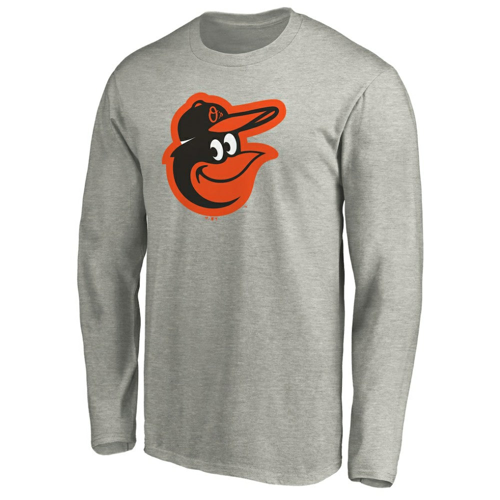 Baltimore Orioles Official Team Logo Long Sleeve T-Shirt - MLB T-shirts