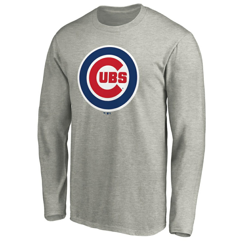 Chicago Cubs Official Team Logo Long Sleeve T-Shirt - MLB T-shirts