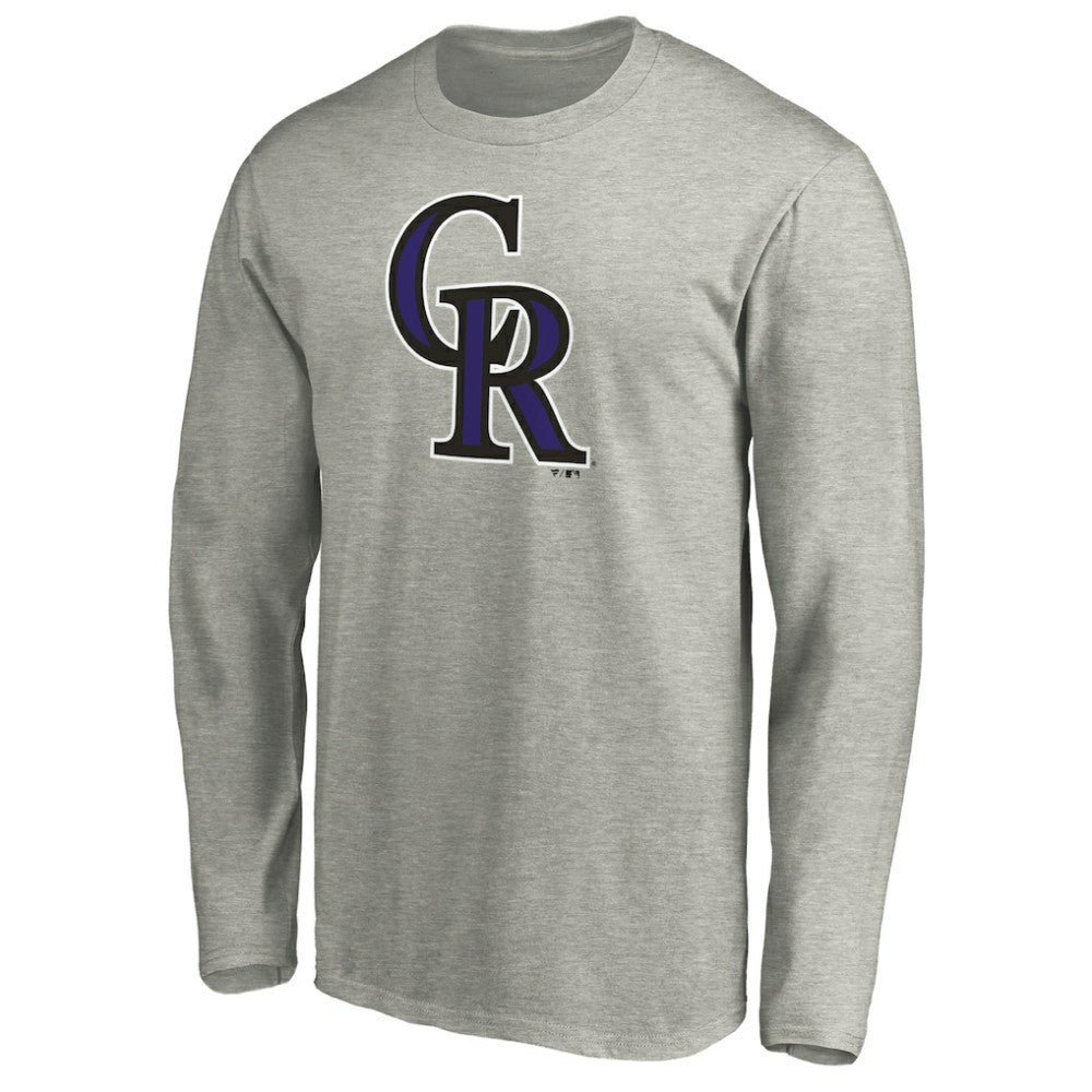 Colorado Rockies Official Team Logo Long Sleeve T-Shirt - MLB T-shirts