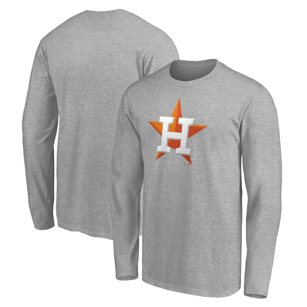 Houston Astros Official Team Logo Long Sleeve T-Shirt - MLB T-shirts