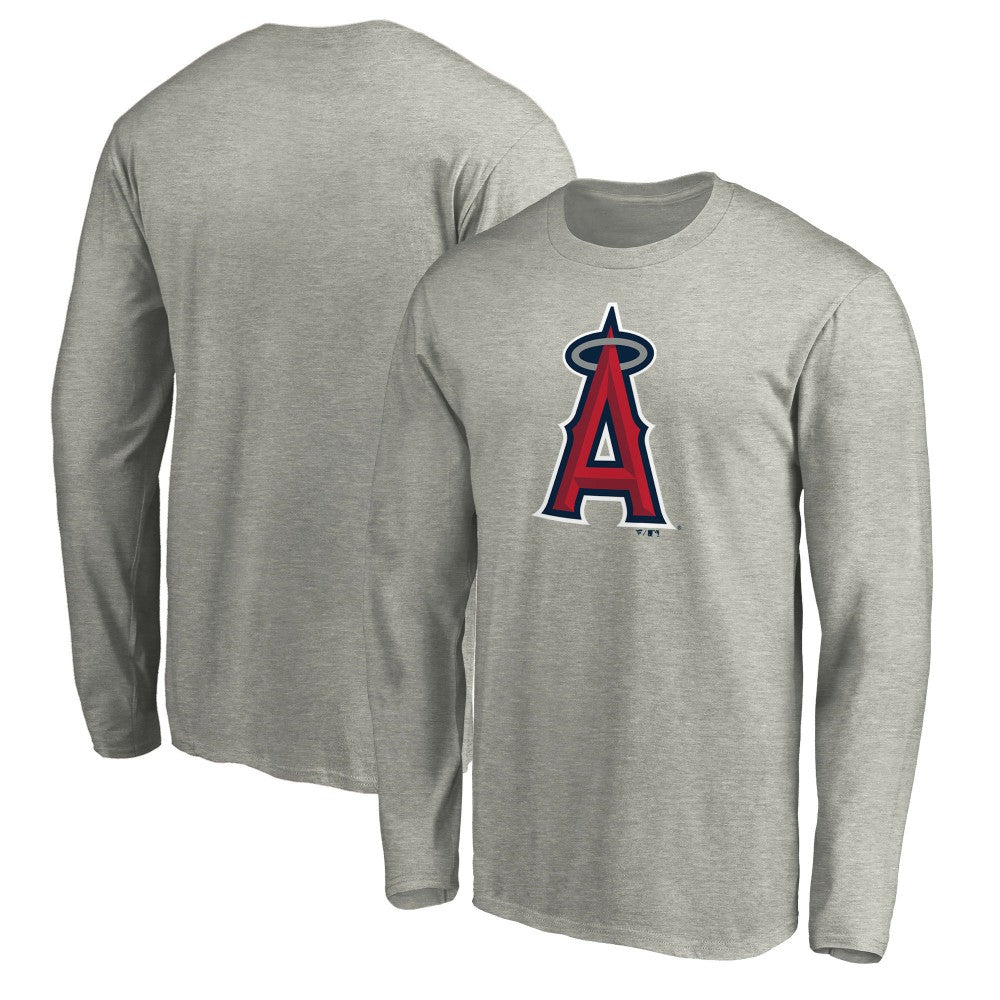 Los Angeles Angels Official Team Logo Long Sleeve T-Shirt - MLB T-shirts