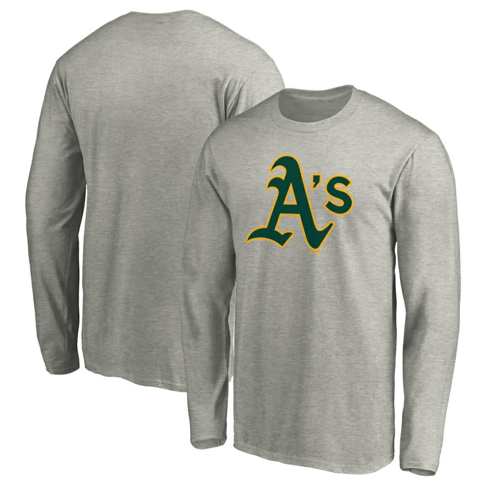 Athletics Official Team Logo Long Sleeve T-Shirt - MLB T-shirts