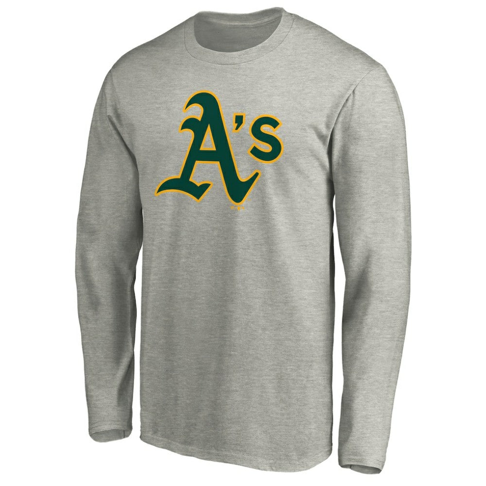 Athletics Official Team Logo Long Sleeve T-Shirt - MLB T-shirts