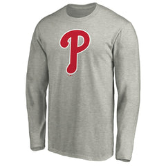 Philadelphia Phillies Official Team Logo Long Sleeve T-Shirt - MLB T-shirts