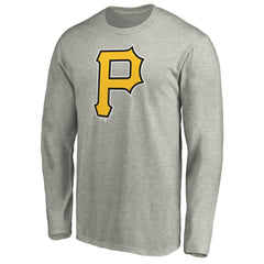 Pittsburgh Pirates Official Team Logo Long Sleeve T-Shirt - MLB T-shirts