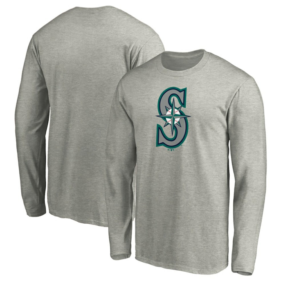 Seattle Mariners Official Team Logo Long Sleeve T-Shirt - MLB T-shirts