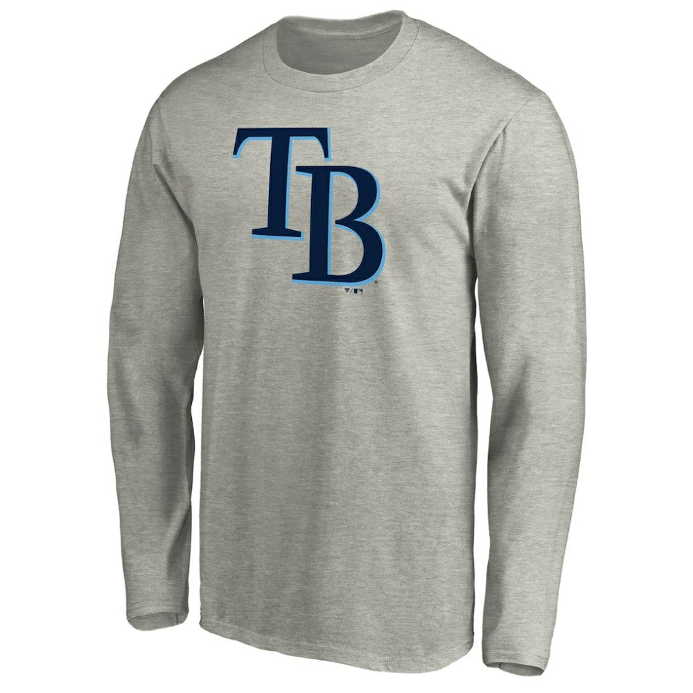 Tampa Bay Rays Official Team Logo Long Sleeve T-Shirt - MLB T-shirts