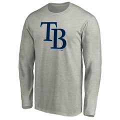 Tampa Bay Rays Official Team Logo Long Sleeve T-Shirt - MLB T-shirts