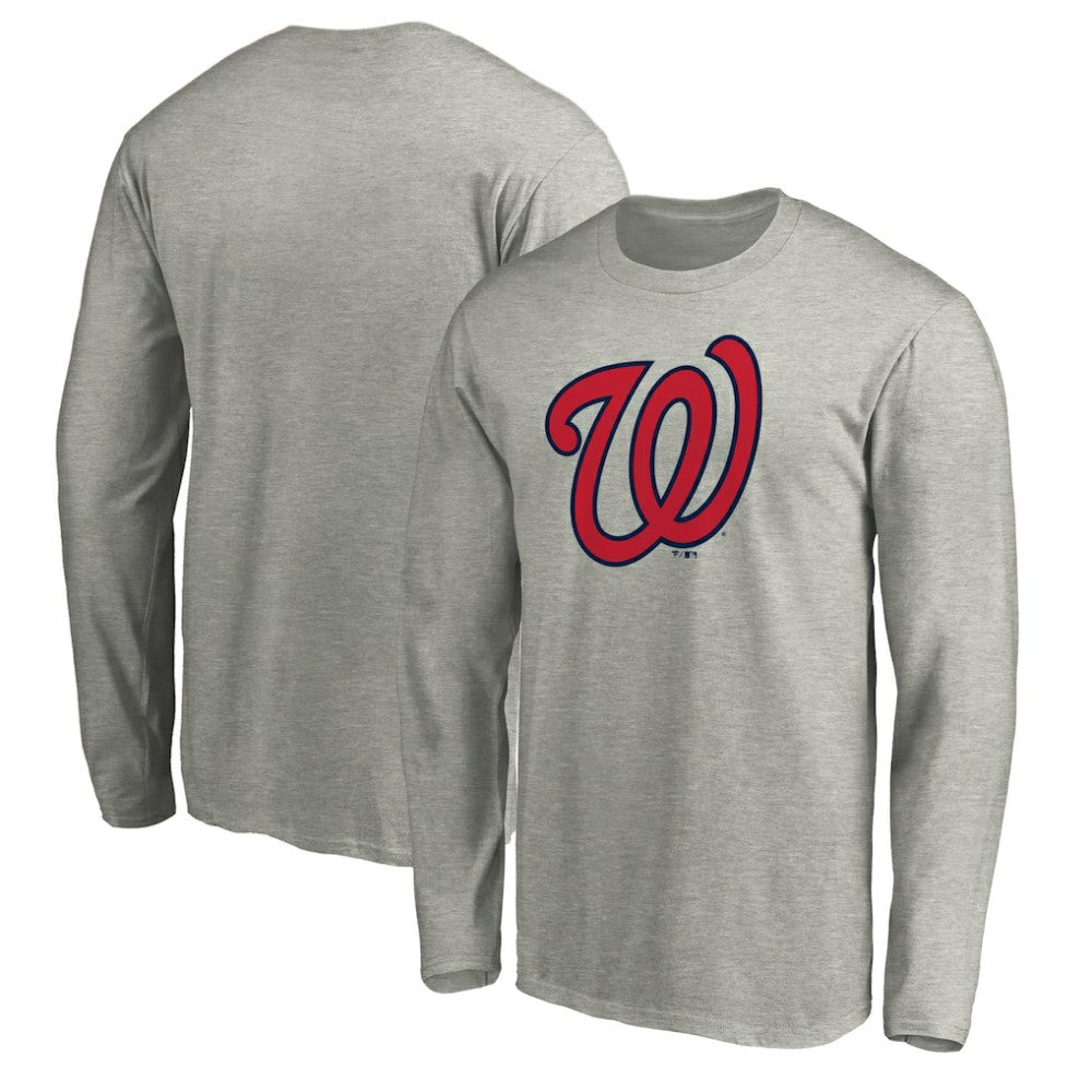 Washington Nationals Official Team Logo Long Sleeve T-Shirt - MLB T-shirts