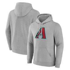 Arizona Diamondbacks Official Logo Fitted Pullover Hoodie - MLB Hoodies