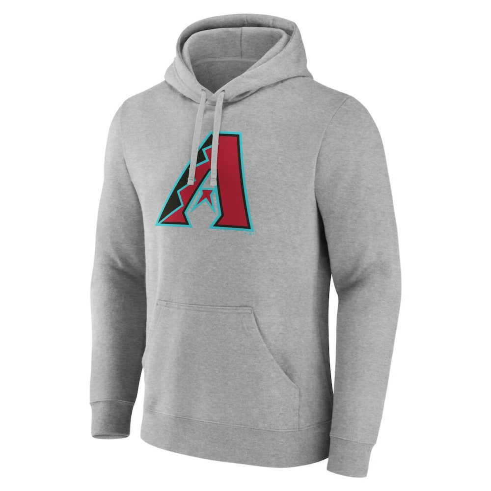 Arizona Diamondbacks Official Logo Fitted Pullover Hoodie - MLB Hoodies
