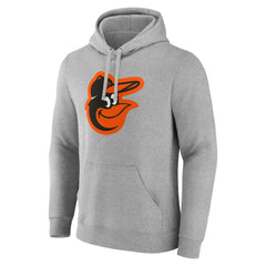 Baltimore Orioles Official Logo Fitted Pullover Hoodie - MLB Hoodies