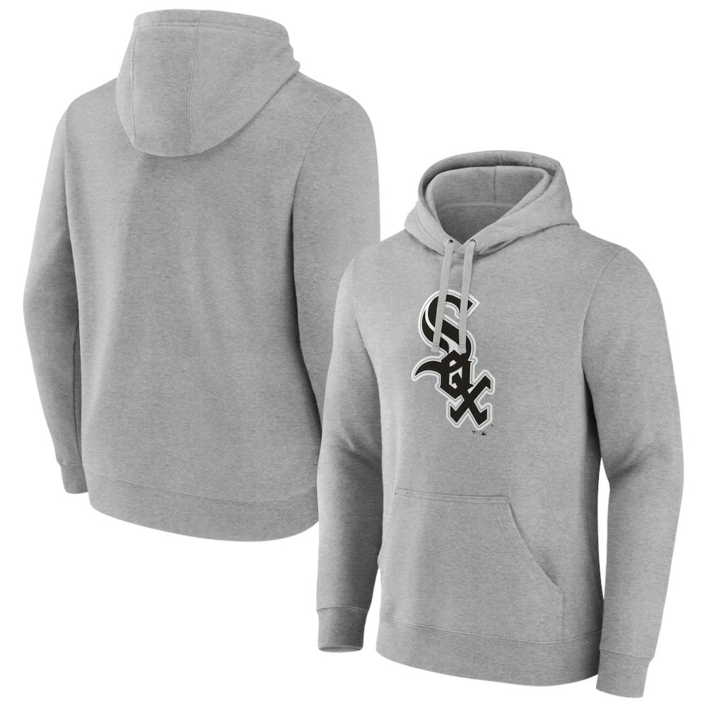Chicago White Sox Official Logo Fitted Pullover Hoodie - MLB Hoodies