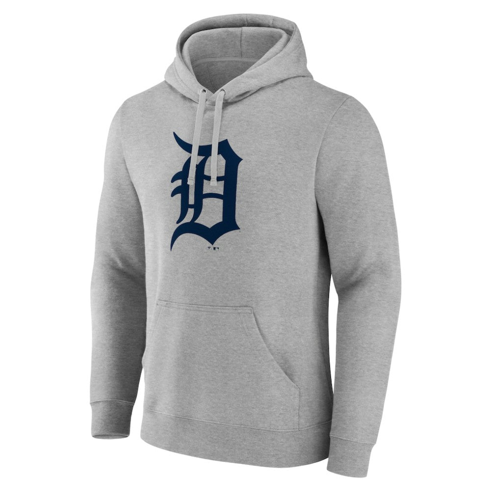 Detroit Tigers Official Logo Fitted Pullover Hoodie - MLB Hoodies