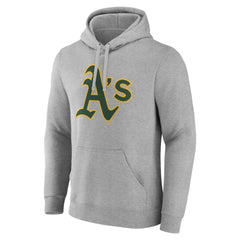 Athletics Official Logo Fitted Pullover Hoodie - MLB Hoodies