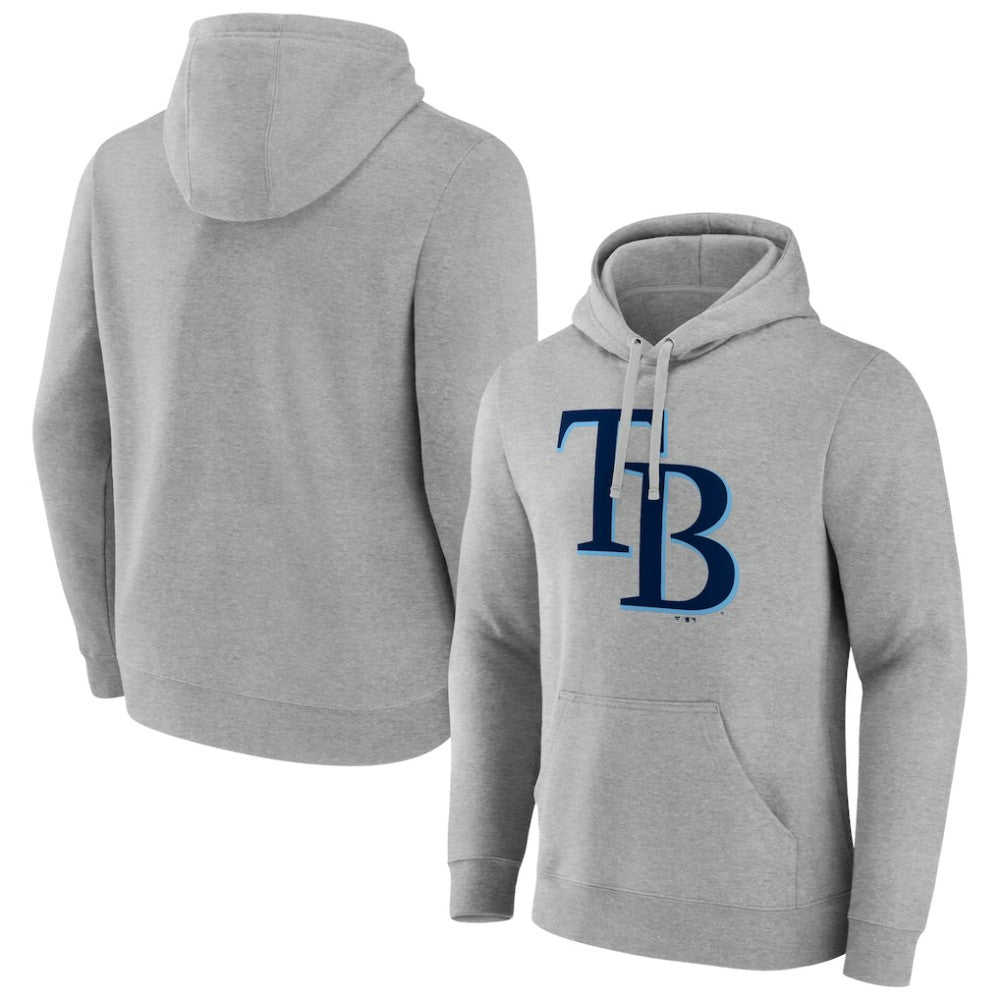 Tampa Bay Rays Official Logo Fitted Pullover Hoodie - MLB Hoodies