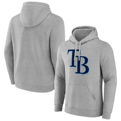 Tampa Bay Rays Official Logo Fitted Pullover Hoodie - MLB Hoodies