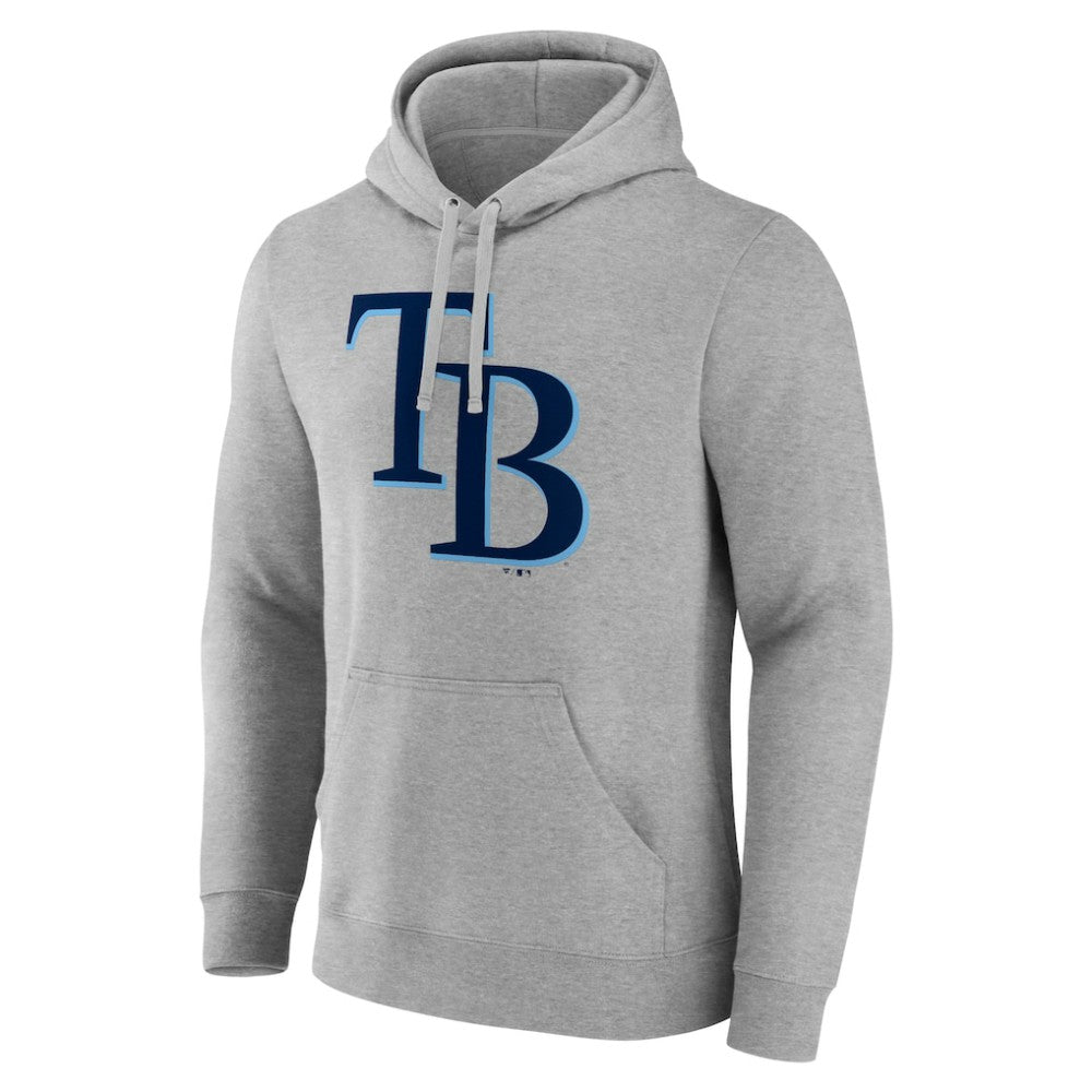 Tampa Bay Rays Official Logo Fitted Pullover Hoodie - MLB Hoodies