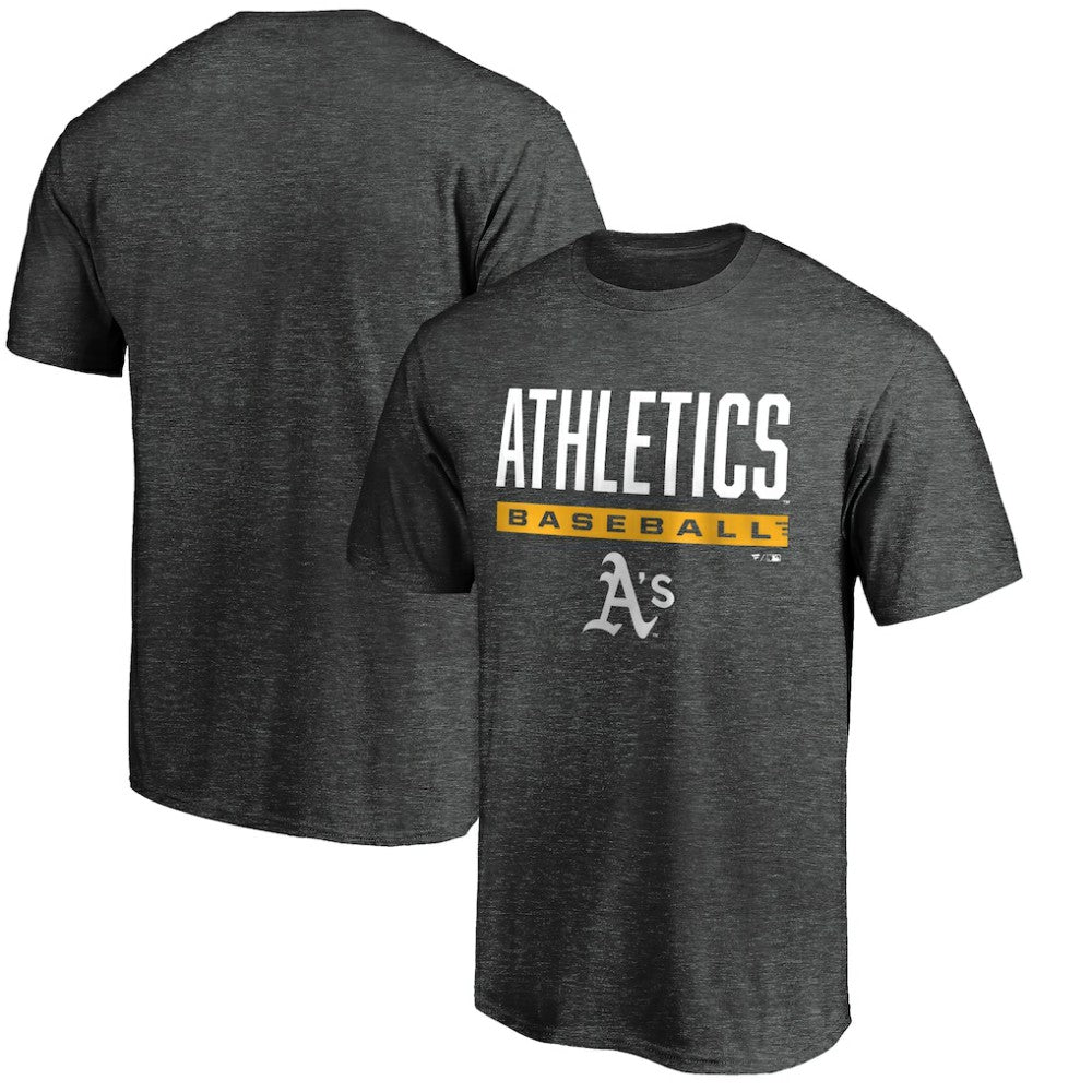 Athletics Win Stripe Logo T-Shirt II - MLB T-shirts